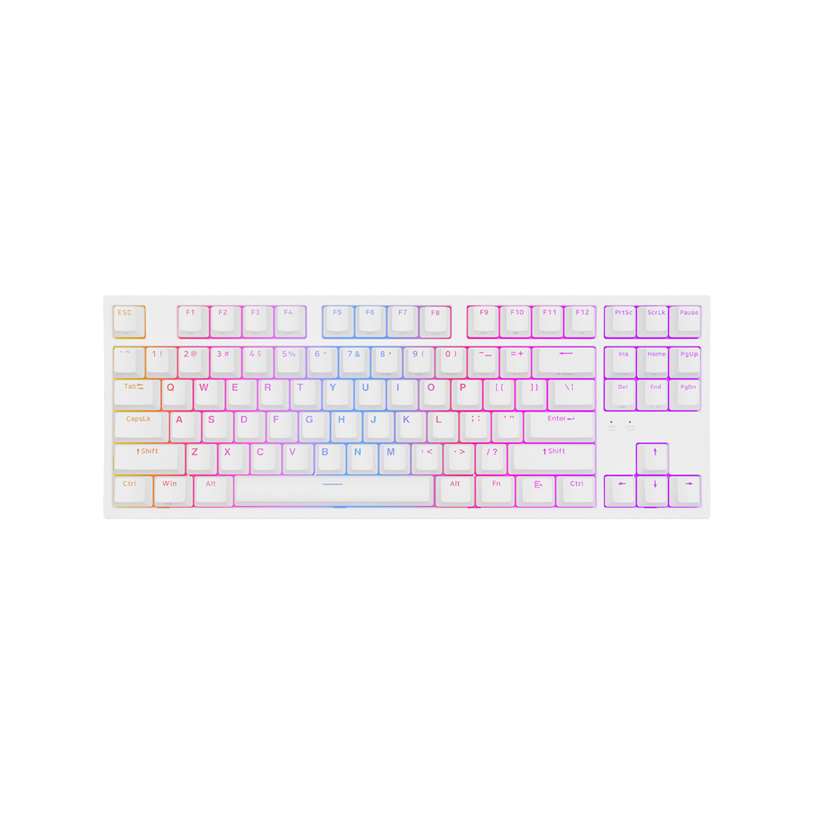 Mechanical Keyboard GENESIS THOR 404 TKL RGB NKG-2070 WH Gateron Yellow Pro Linear Mechanical Keyboard GENESIS THOR 404 TKL RGB NKG-2070 WH Gateron Yellow Pro Linear