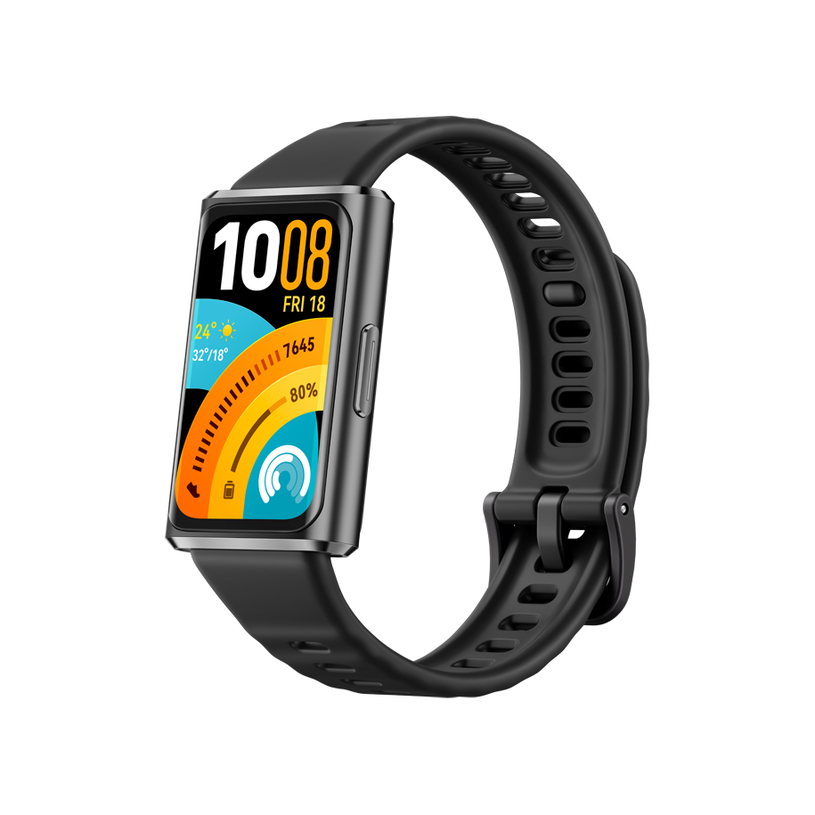 Fitness wrist with aluminum alloy case HUAWEI Band 11 Pro Black Fluoroelastomer Strap 13-21 cm 1.62 ", HEART RATE MONITOR Fitness wrist with aluminum alloy case HUAWEI Band 11 Pro Black Fluoroelastomer Strap 13-21 cm 1.62 ", HEART RATE MONITOR