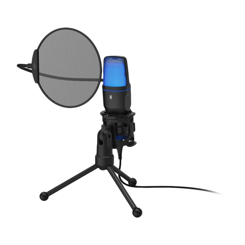 Микрофон HAMA URAGE STREAM 410 HD 217882 USB 2.0, Omnidirectional, RGB Микрофон HAMA URAGE STREAM 410 HD 217882 USB 2.0, Omnidirectional, RGB