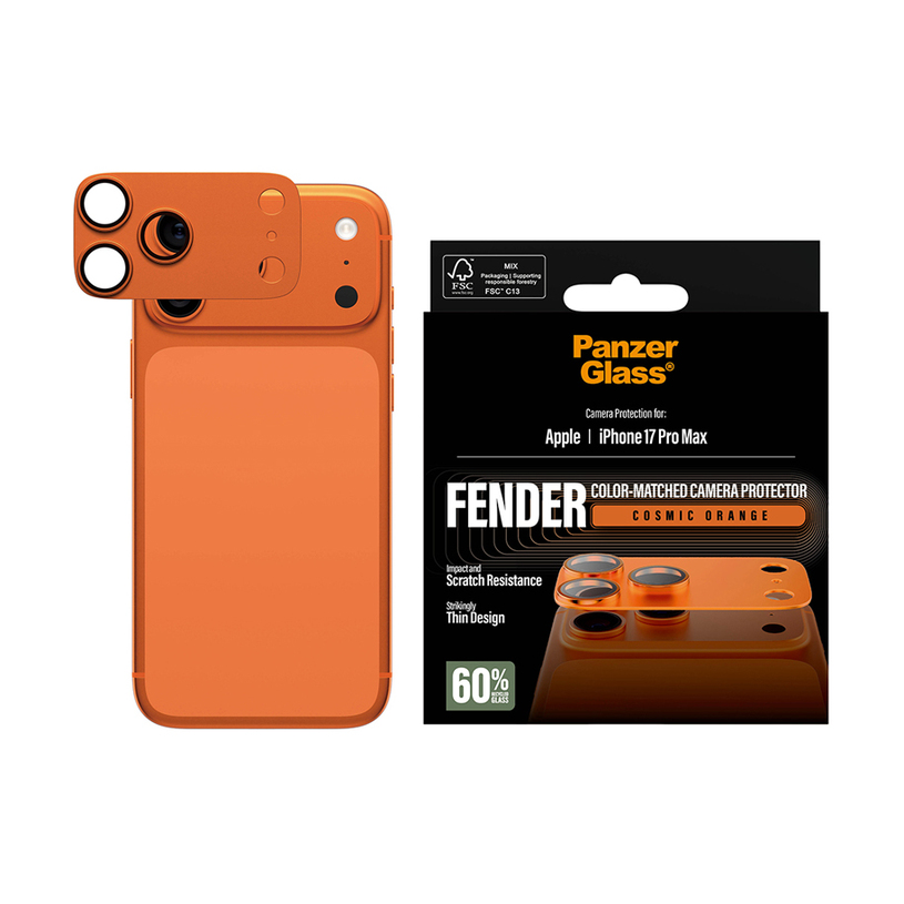 СТЪКЛО КАМ PG IPHONE 17 PRO MAX FENDER O СТЪКЛО КАМ PG IPHONE 17 PRO MAX FENDER O