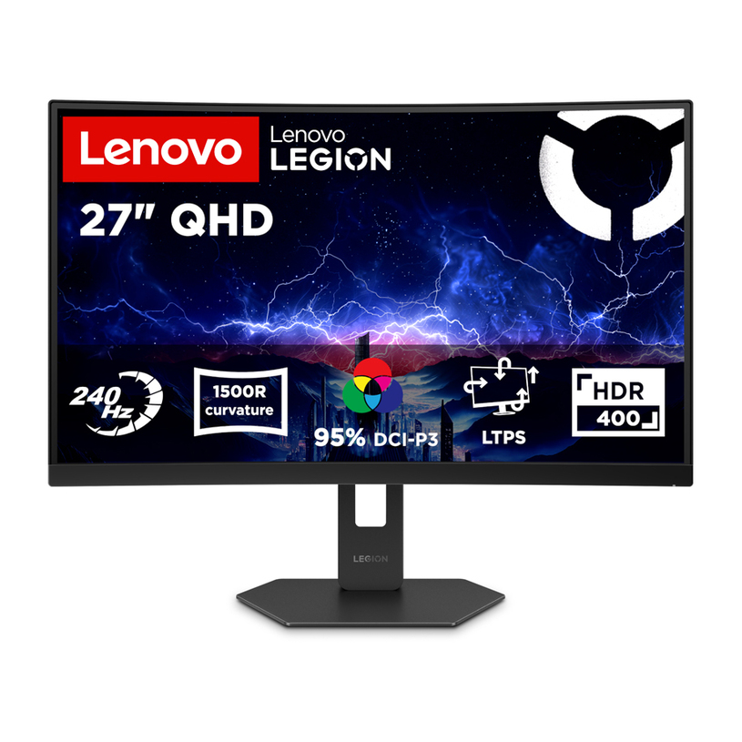 Монитор LENOVO Legion 27Q-2c 0.233 мм, 178°/178°, VA, 27.0 ", 68.6 см, 2560x1440, 240.00 Hz, HDMI, DisplayPort, BLACK Монитор LENOVO Legion 27Q-2c 0.233 мм, 178°/178°, VA, 27.0 ", 68.6 см, 2560x1440, 240.00 Hz, HDMI, DisplayPort, BLACK