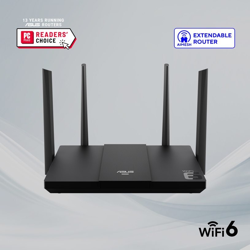 РУТЕР ASUS RT-AX3000E Tri-band, WI-FI 6, Gigabit РУТЕР ASUS RT-AX3000E Tri-band, WI-FI 6, Gigabit