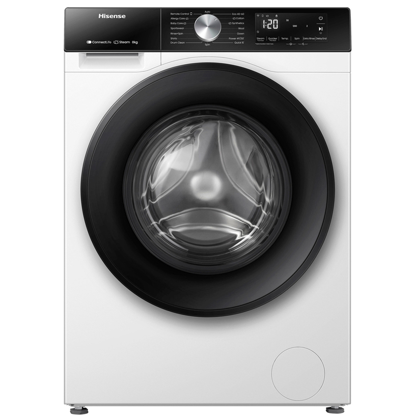 Washing machine HISENSE WF3S8043BW3 8.0 kg, 1400 об/min, INVERTER MOTOR Washing machine HISENSE WF3S8043BW3 8.0 kg, 1400 об/min, INVERTER MOTOR