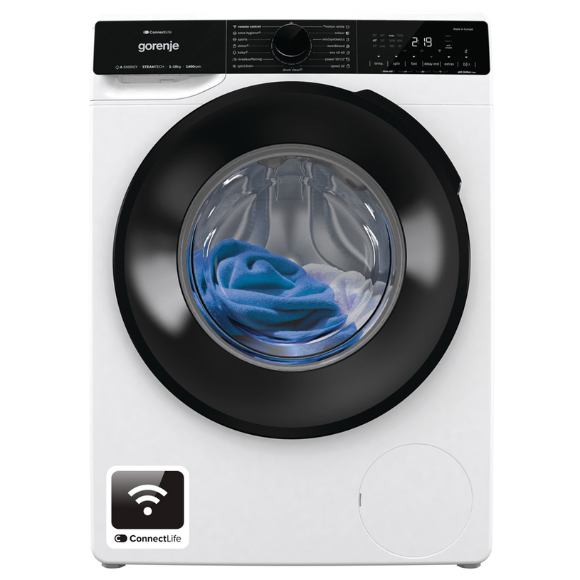 Пералня GORENJE WPNA14A3PWIFI 10.0 kg, 1400 об/min, ИНВЕРТОРЕН МОТОР Пералня GORENJE WPNA14A3PWIFI 10.0 kg, 1400 об/min, ИНВЕРТОРЕН МОТОР