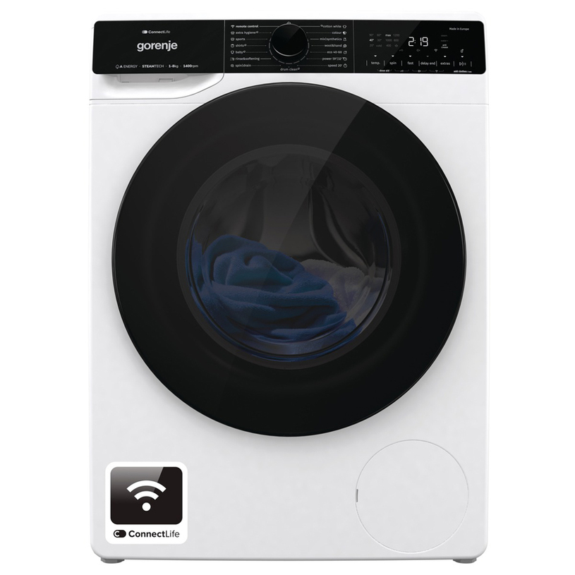 Пералня GORENJE WPNA84A2TSWIFI 8.0 kg, 1400 об/min, ИНВЕРТОРЕН МОТОР Пералня GORENJE WPNA84A2TSWIFI 8.0 kg, 1400 об/min, ИНВЕРТОРЕН МОТОР