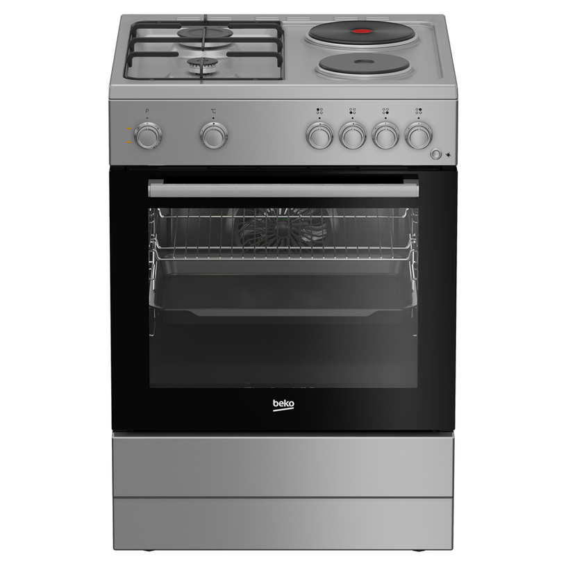 Комбинирана печка BEKO FBE 64010 SDSL/Silver/ГА A, 2 ГАЗОВИ И 2 ЕЛЕКТРИЧЕСКИ, БУТОН ЗА ЗАПАЛВАНЕ Комбинирана печка BEKO FBE 64010 SDSL/Silver/ГА A, 2 ГАЗОВИ И 2 ЕЛЕКТРИЧЕСКИ, БУТОН ЗА ЗАПАЛВАНЕ