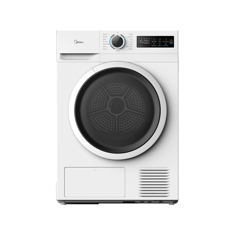 Dryer MIDEA MD110H80/W-HR CONDENSATION HEAT PUMP, 8.0 kg Dryer MIDEA MD110H80/W-HR CONDENSATION HEAT PUMP, 8.0 kg