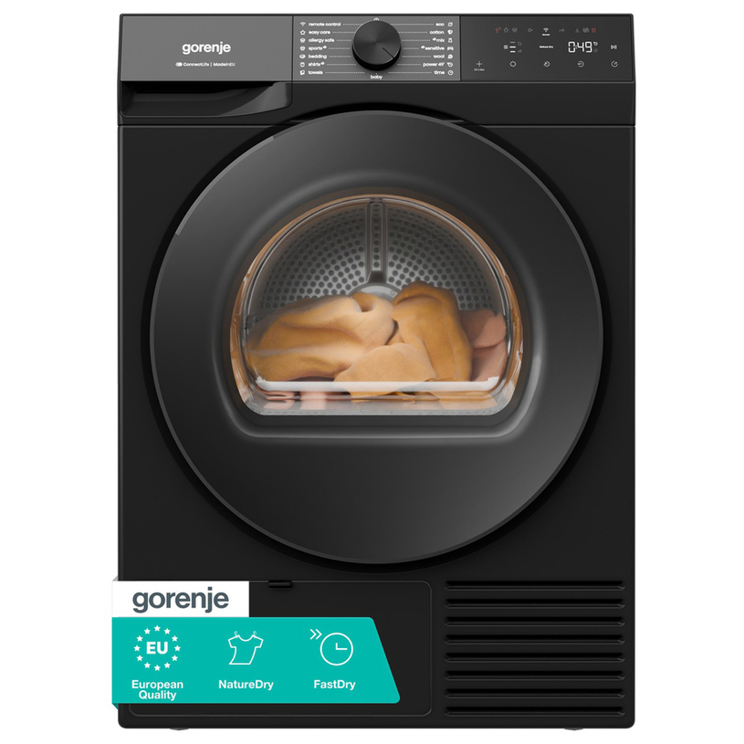 Сушилня GORENJE DG48DB КОНДЕНЗАЦИОННА С ТЕРМОПОМПА, 8.0 kg Сушилня GORENJE DG48DB КОНДЕНЗАЦИОННА С ТЕРМОПОМПА, 8.0 kg