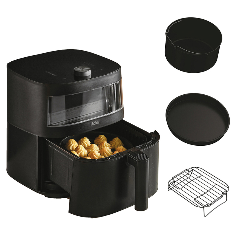 Уред за здравословно готвене HAIER SERIES 5 HAF5TWA3 011 , 7 L 7.00 L, ЧЕРЕН Уред за здравословно готвене HAIER SERIES 5 HAF5TWA3 011 , 7 L 7.00 L, ЧЕРЕН