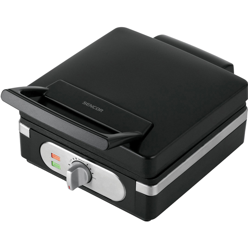 Гофретник SENCOR SWF 2010BK, 1400 W, 2 белгийски гофрети, регулируем термостат
