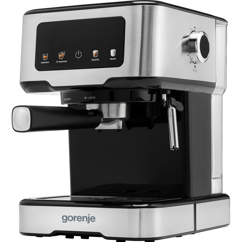 Кафемашина GORENJE ESCM15CD 1500.00 ml, 15.00 bar, СИВ Кафемашина GORENJE ESCM15CD 1500.00 ml, 15.00 bar, СИВ
