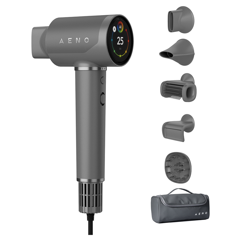 Hair dryer AENO AHD0005G AI 1500.00 W, IONIZATION, СИВ Hair dryer AENO AHD0005G AI 1500.00 W, IONIZATION, СИВ