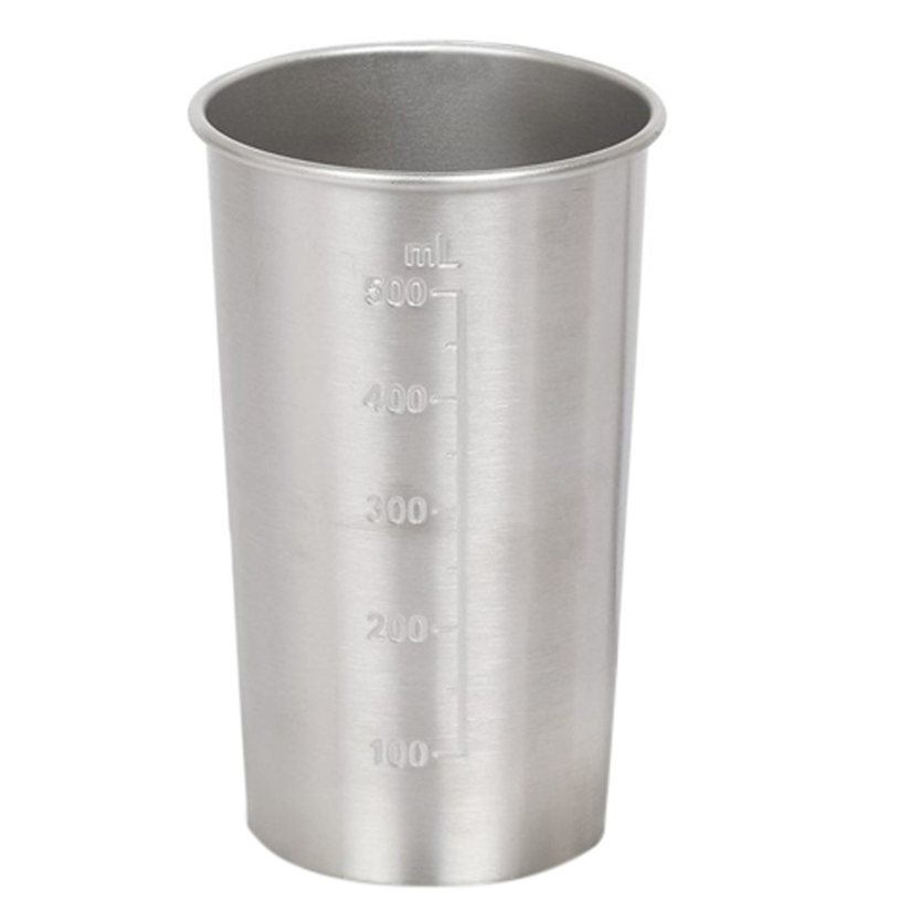 500 ml metal cup included