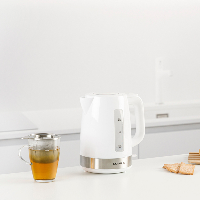Removable limescale filter and anti-drip spout