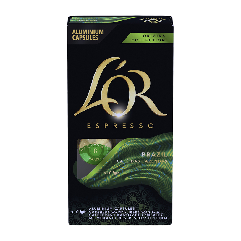 КАФЕ LOR ORIGINS БРАЗИЛИЯ 10БР КАФЕ LOR ORIGINS БРАЗИЛИЯ 10БР