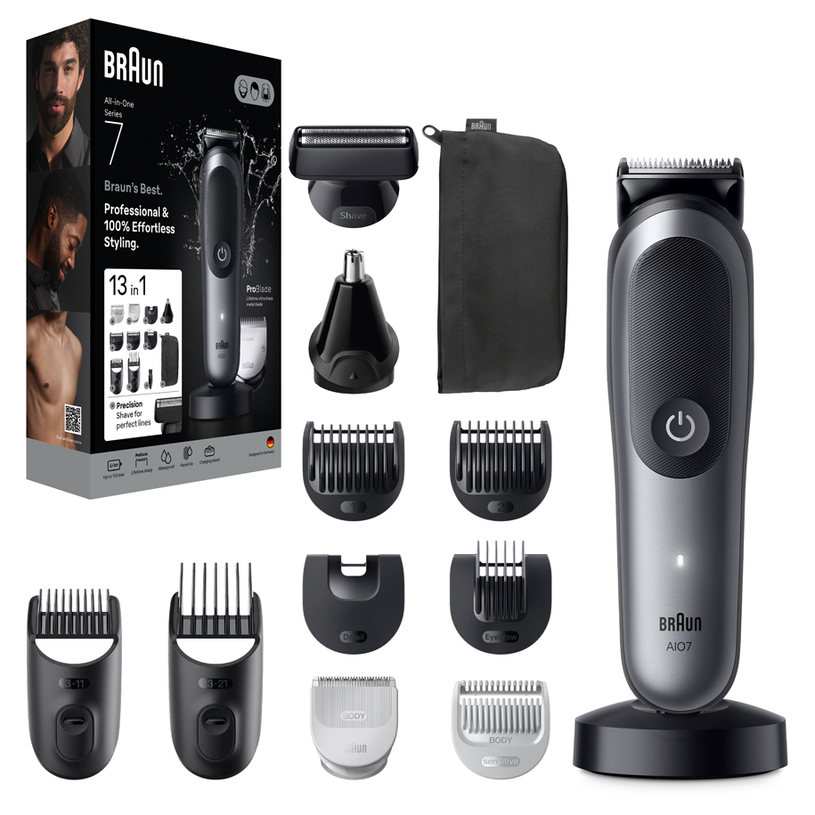 Тример BRAUN AIO7560 BLK/GREY Тример BRAUN AIO7560 BLK/GREY