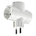 АДАПТЕР XMART GB-01/03T 3xШуко Гн Бял АДАПТЕР XMART GB-01/03T 3xШуко Гн Бял