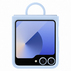 КАЛЪФ SAMSUNG FLIP6/7FE SIL BLUE PF741 КАЛЪФ SAMSUNG FLIP6/7FE SIL BLUE PF741