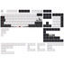 KEYCAPS DARK PROJECT FUJI 177 ANSI+ISO KEYCAPS DARK PROJECT FUJI 177 ANSI+ISO
