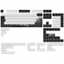 KEYCAPS DARK PROJECT INK 177 ANSI+ISO KEYCAPS DARK PROJECT INK 177 ANSI+ISO