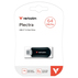 USB ПАМЕТ VERBATIM PLECTRA 64GB BK 30224 USB ПАМЕТ VERBATIM PLECTRA 64GB BK 30224