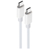 КАБЕЛ MAXLIFE USB-C-USB-C 1M 100W WHITE КАБЕЛ MAXLIFE USB-C-USB-C 1M 100W WHITE