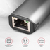 АДАПТЕР AXAGON USB-C - LAN 2.5G ADE-25RC АДАПТЕР AXAGON USB-C - LAN 2.5G ADE-25RC