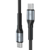 КАБЕЛ 3MK USB-C to USB-C 100W 2 m BLACK КАБЕЛ 3MK USB-C to USB-C 100W 2 m BLACK