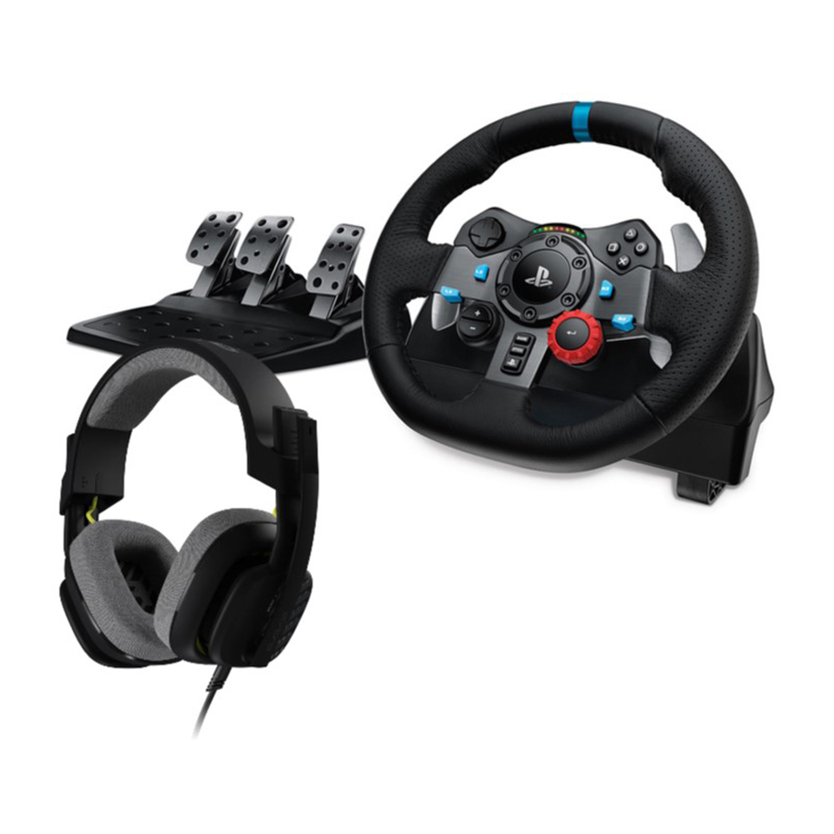 Комплект волан и слушалки LOGITECH DRIVING FORCE RACING G29 + ASTRO A10