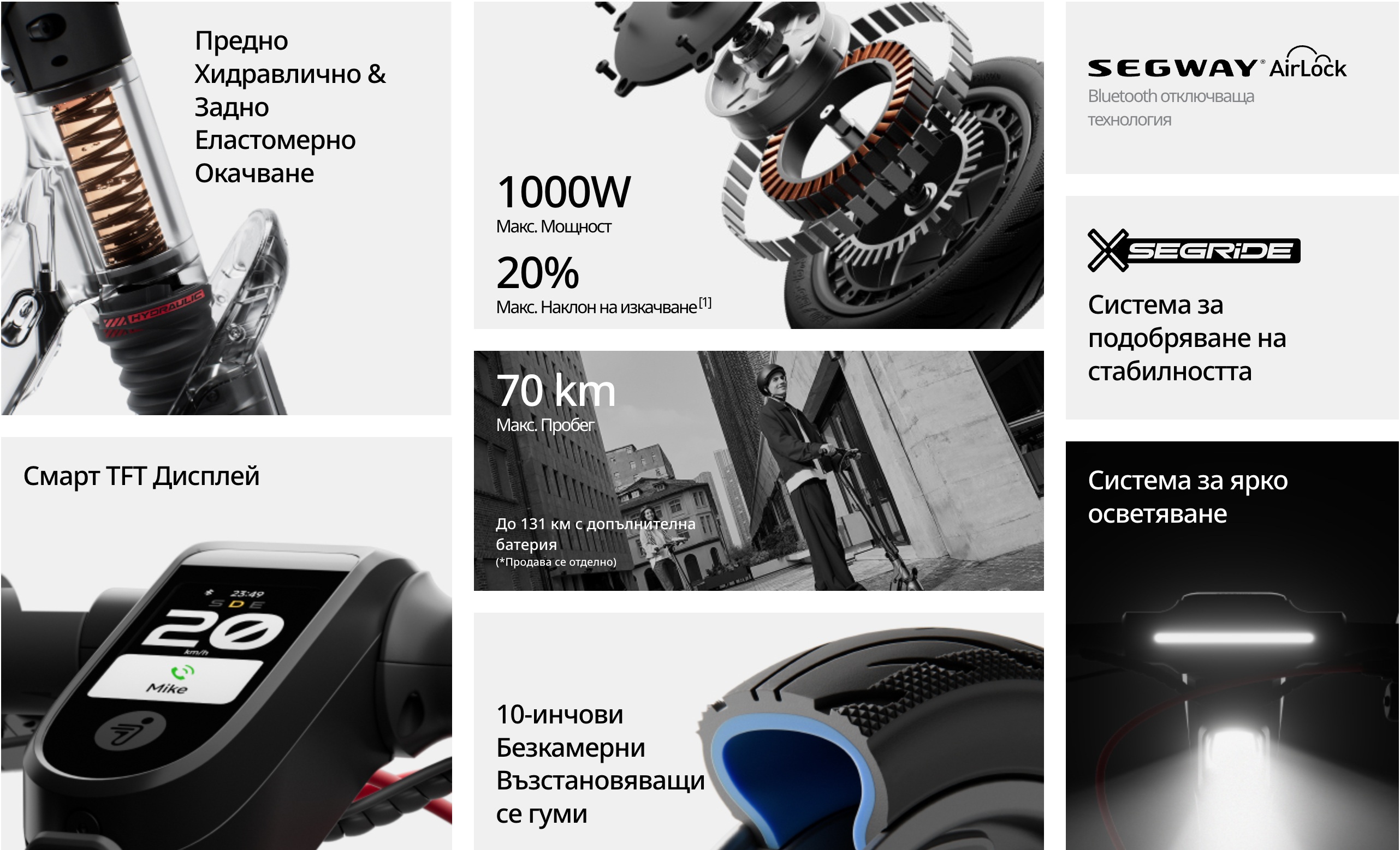 SEGWAY KICKSCOOTER F3 E