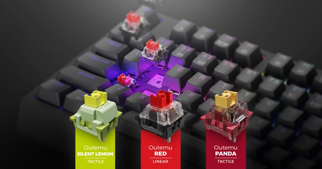 Hot Swap technology and Outemu switches