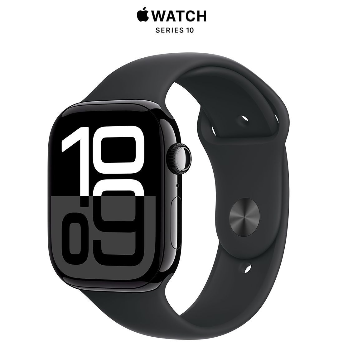 Smart watch APPLE WATCH S10 JET BLACK ALIMINUM CASE BLACK SPORT
