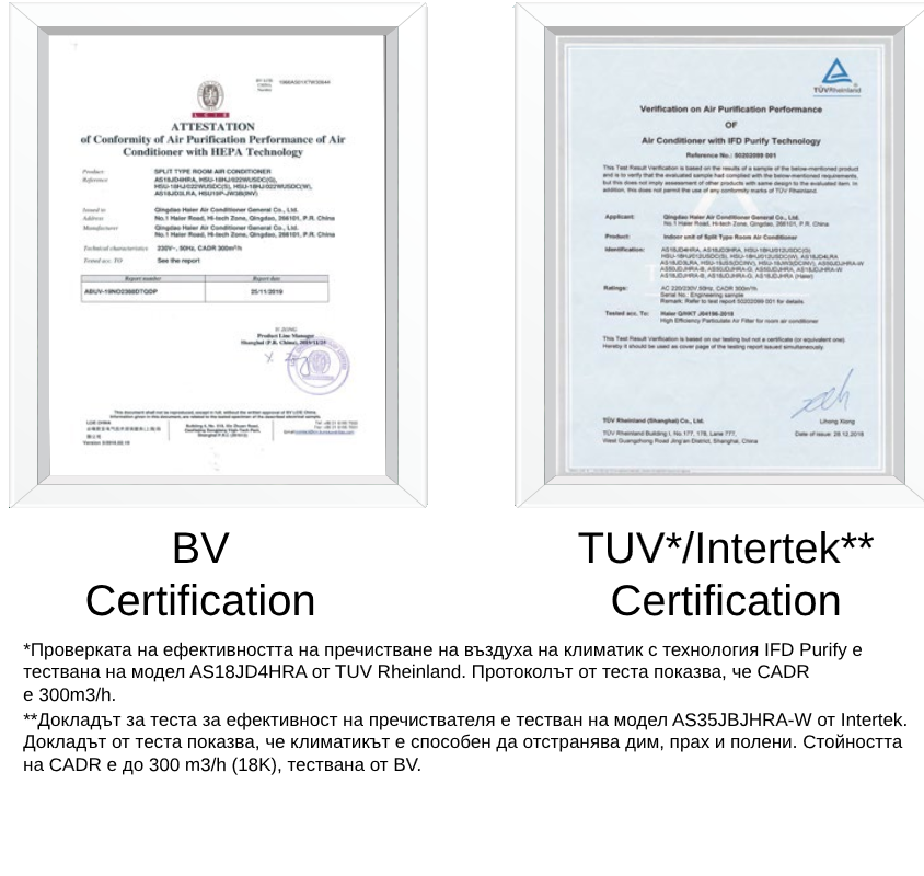 Certification