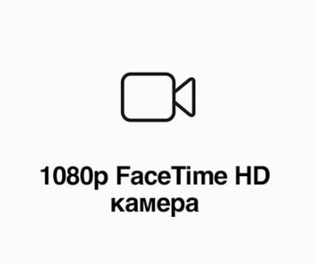 1080p FaceTime camera